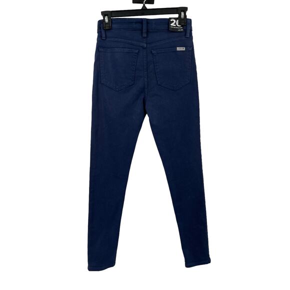 Joe's Jeans high rise skinny ankle coated blue size 26 - Picture 4 of 7